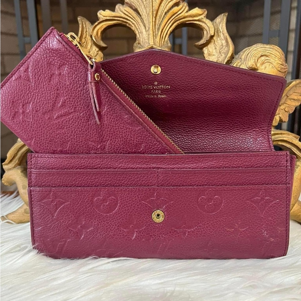 Louis Vuitton Burgundy Wallet